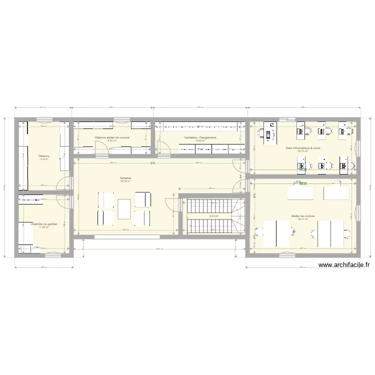Centre de formation 8ter. Plan de Centre de formation 8ter. Plan de