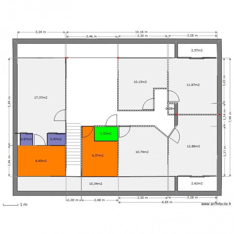 ETAGE V12. Plan de 0 pièce et 0 m2