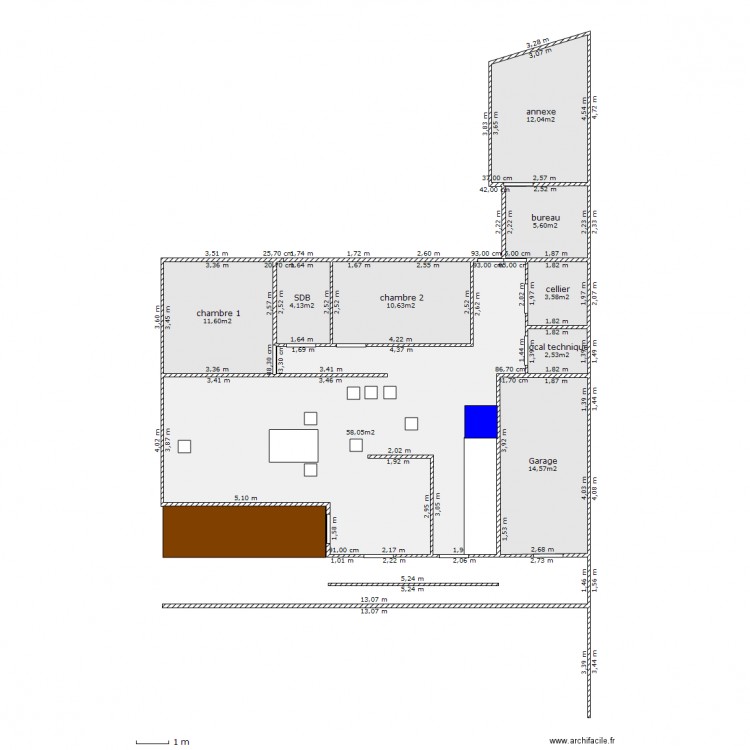 essai 1. Plan de 0 pièce et 0 m2