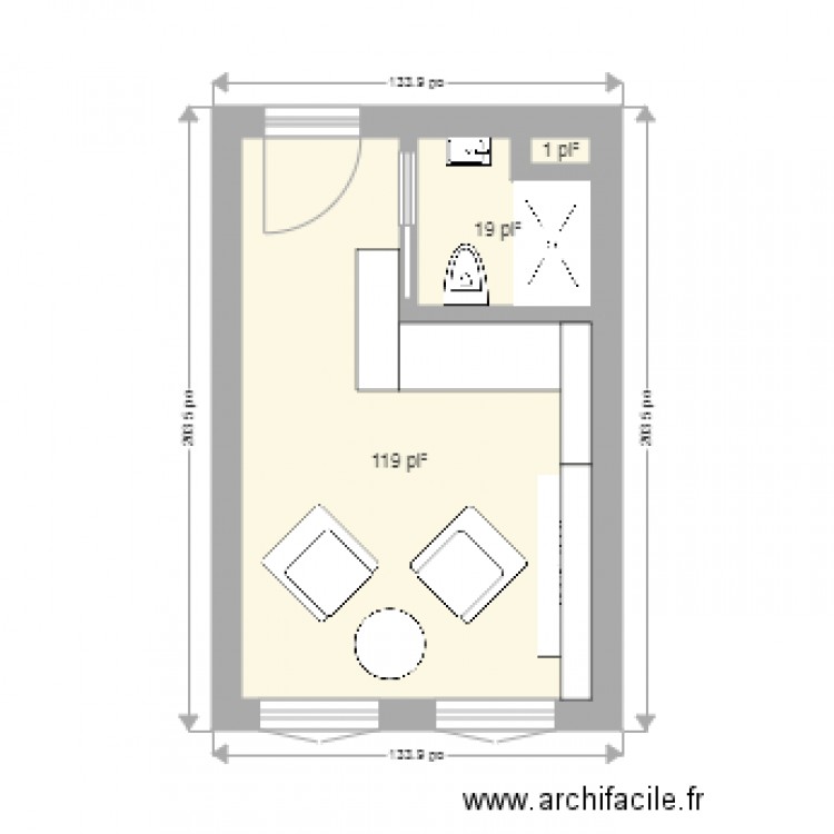 flat paris. Plan de 0 pièce et 0 m2