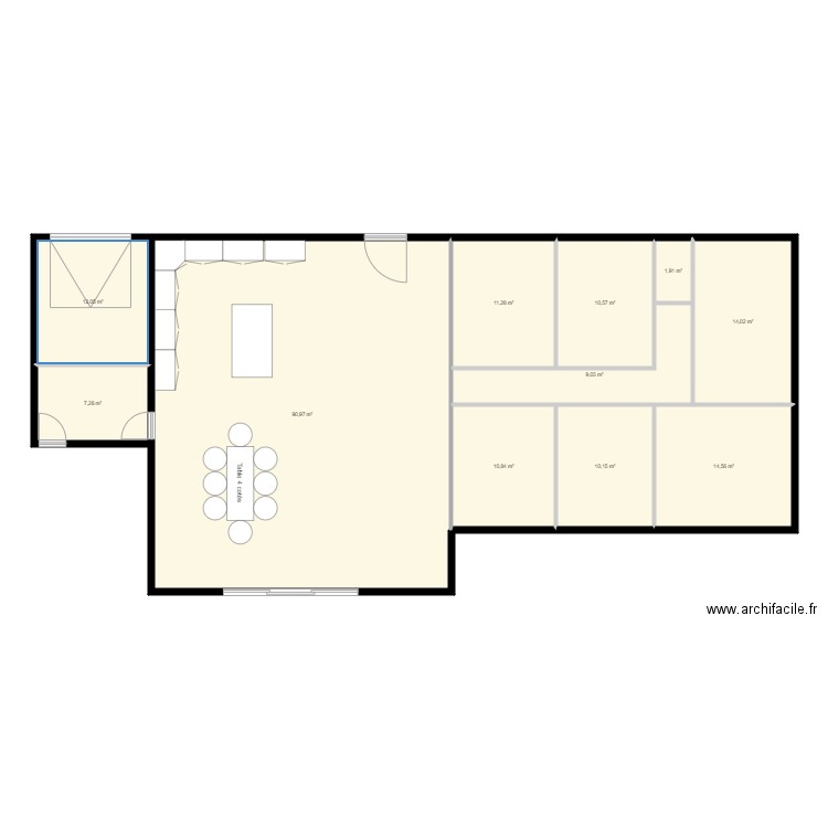 3 maison s. Plan de 11 pièces et 193 m2