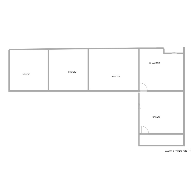 chambre. Plan de 0 pièce et 0 m2