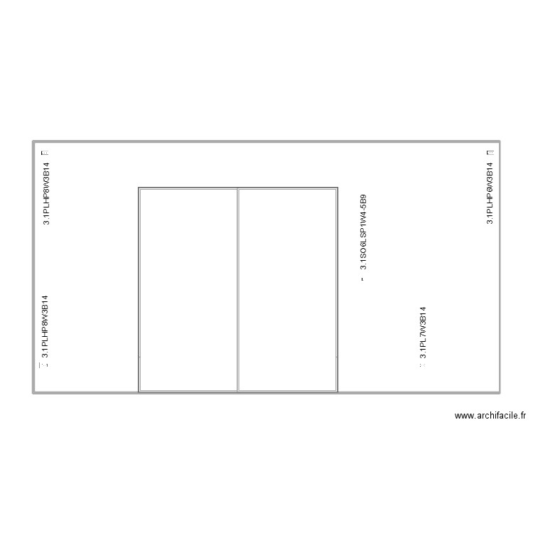  wall 3a living pool plugs X 3. Plan de 0 pièce et 0 m2
