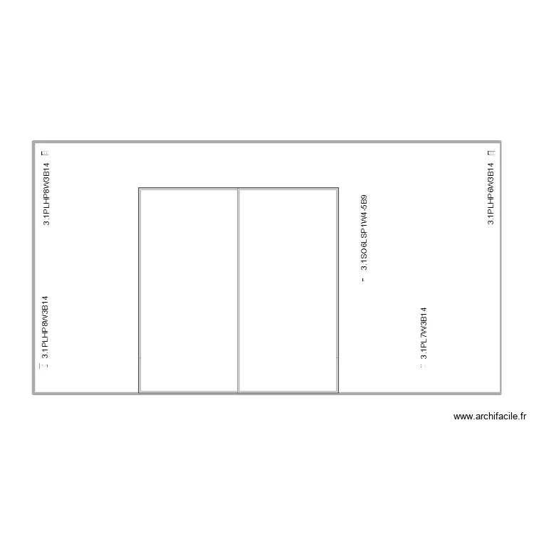  wall 3a living pool plugs X 3. Plan de 