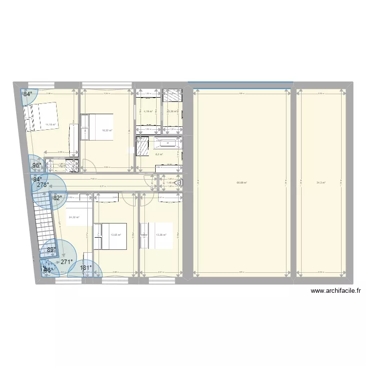 NOYAL ETAGE. Plan de 