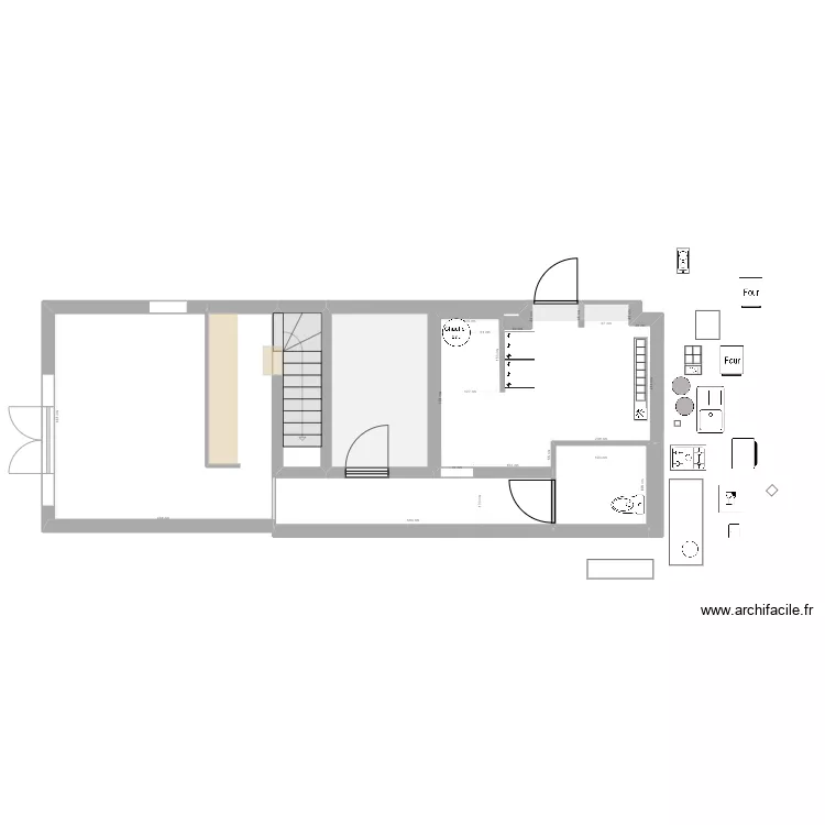 CUISINE CHEZ GWEN. Plan de 