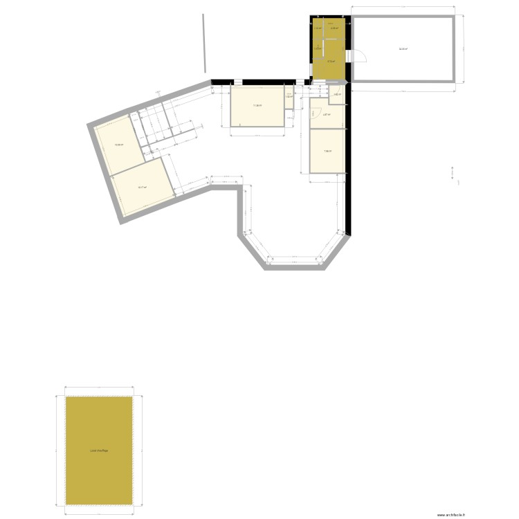 Maison avec terrain2. Plan de 0 pièce et 0 m2