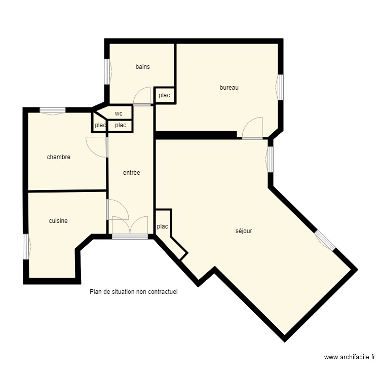 Marronniers. Plan de 0 pièce et 0 m2