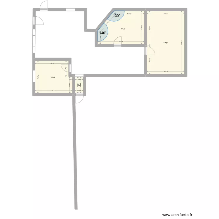 Appartement 1 premier jet. Plan de 