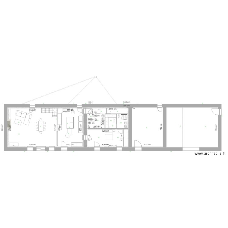 maison. Plan de 0 pièce et 0 m2