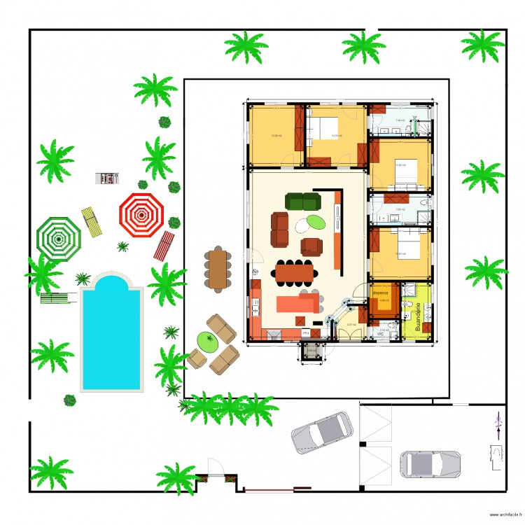 CASA 2 PARACURU. Plan de 0 pièce et 0 m2