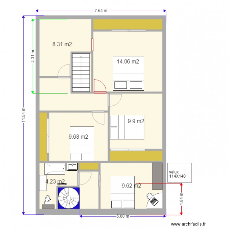 projet 3 juin2016 . Plan de 0 pièce et 0 m2