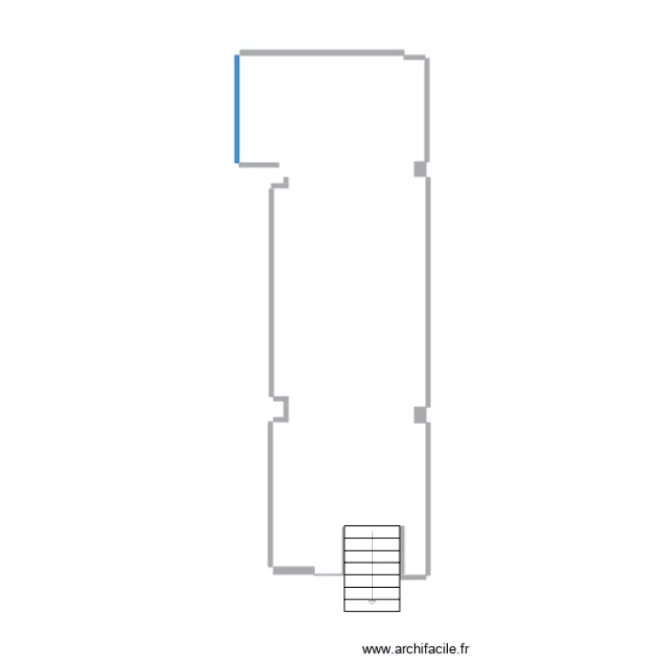 etage magasin. Plan de 
