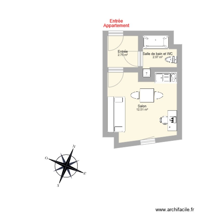 ROBERT. Plan de 0 pièce et 0 m2