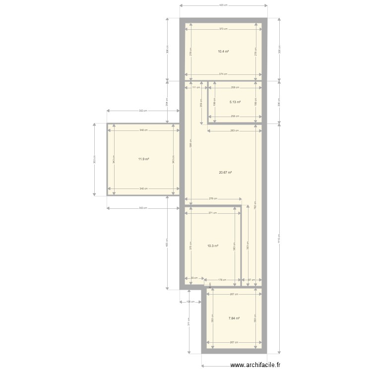 maison mna 42. Plan de 0 pièce et 0 m2