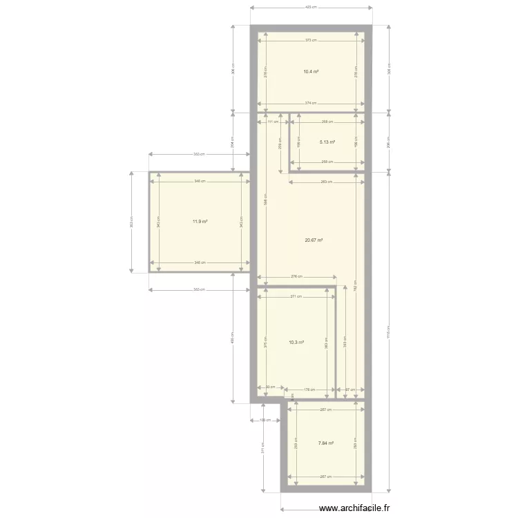 maison mna 42. Plan de 