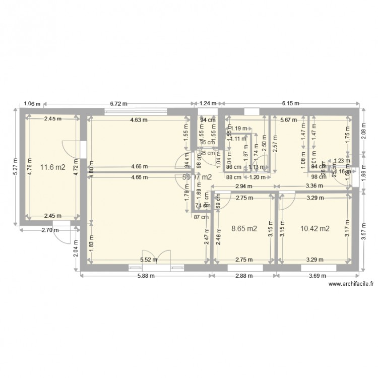 Reprise existant 5. Plan de 0 pièce et 0 m2