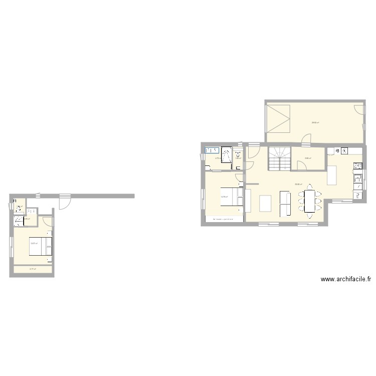 maison bernin 2. Plan de 0 pièce et 0 m2