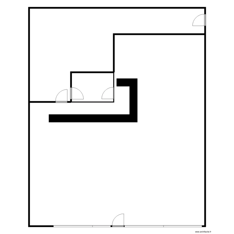 TABAC LACANAU MONTEIL. Plan de 