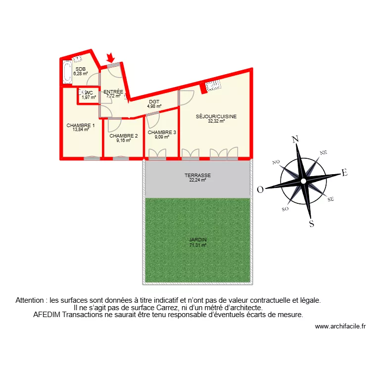 BI 34825. Plan de 11  et 172 m²