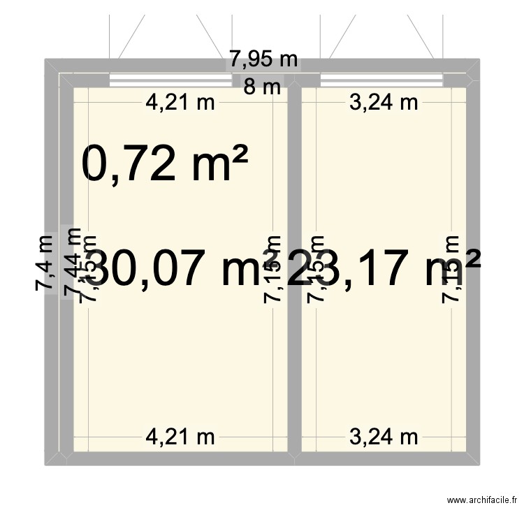 Falaise. Plan de 0 pièce et 0 m2