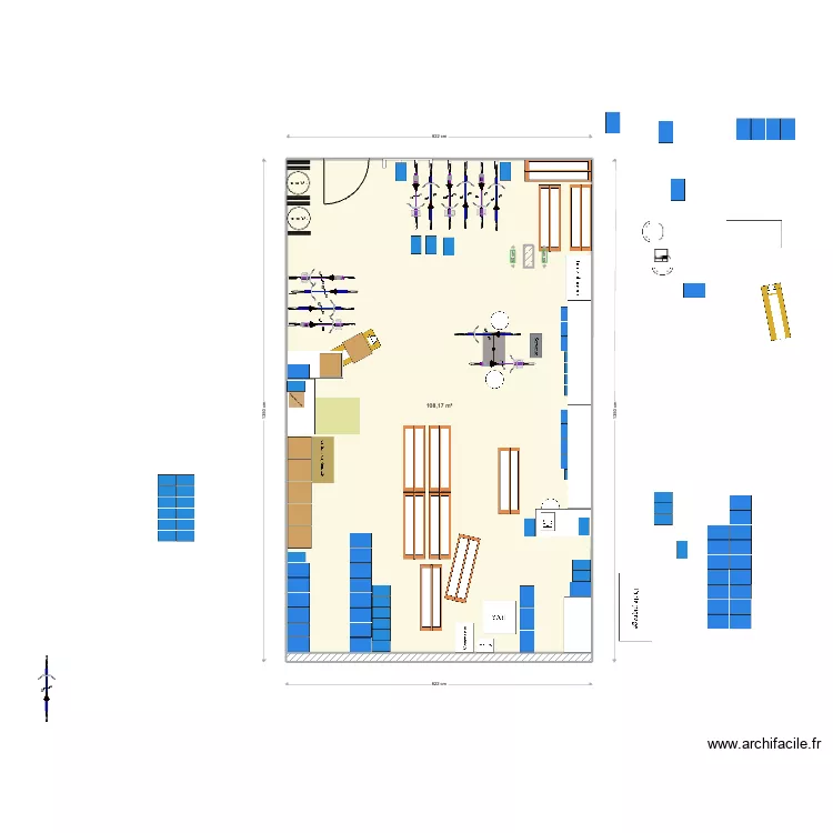 Box Villeurbanne. Plan de 
