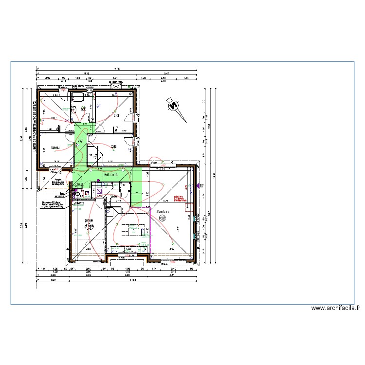 CHEVALLIER. Plan de 0 pièce et 0 m2