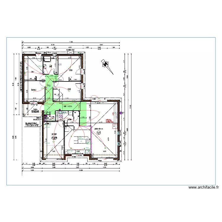 CHEVALLIER. Plan de 