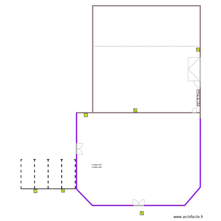 Garage Visé. Plan de 0 pièce et 0 m2