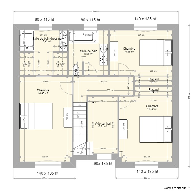 MOUHOUBI comble 1. Plan de 0 pièce et 0 m2