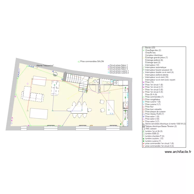 Maison V3. Plan de Maison V3. Plan de