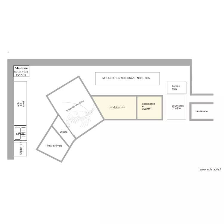 ORNANS NOEL 2017. Plan de 