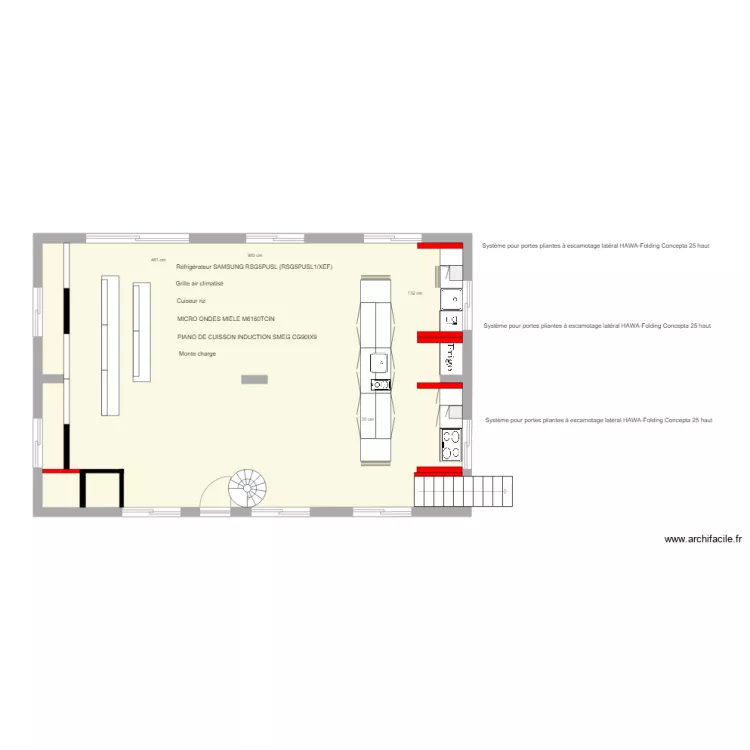 CUISINEderniere. Plan de 