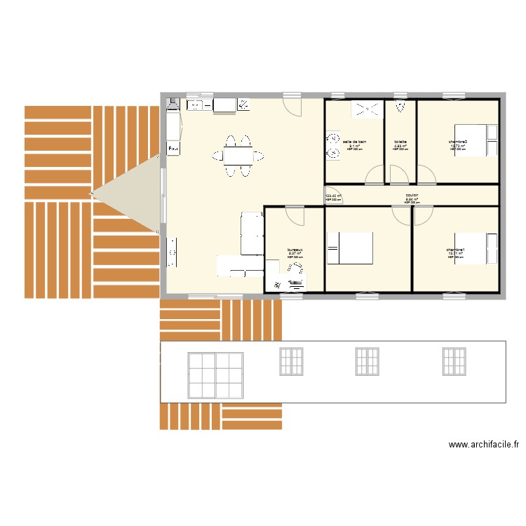 maison architect3. Plan de 0 pièce et 0 m2