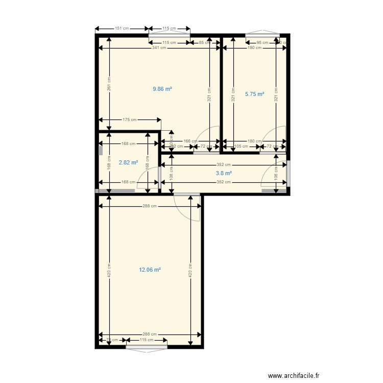 1er etage droite yalcin. Plan de 0 pièce et 0 m2