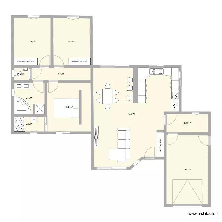 maison smarves. Plan de 