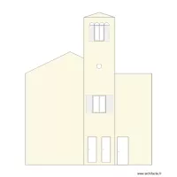 PLAN DE FACADE Nord existant