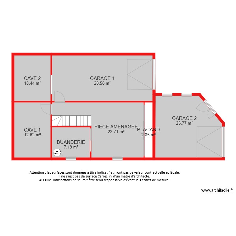 BI 6349 SOUS SOL . Plan de 0 pièce et 0 m2