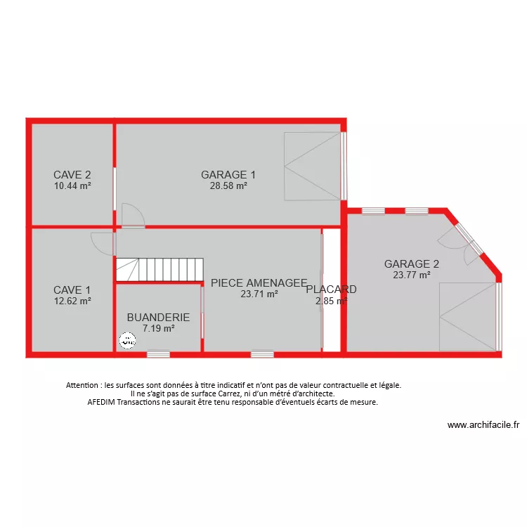 BI 6349 SOUS SOL . Plan de BI 6349 SOUS SOL . Plan de