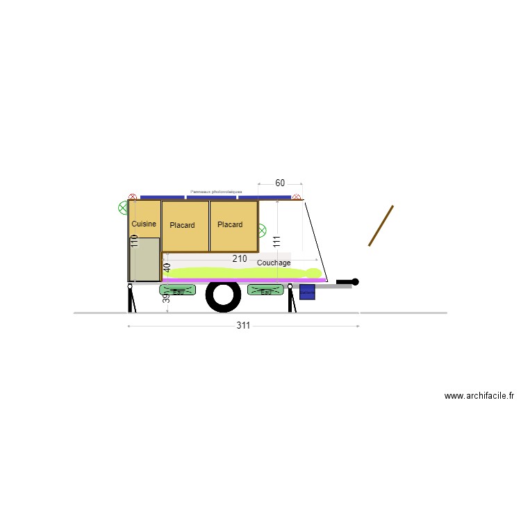 Ma remorque vraie 03. Plan de 0 pièce et 0 m2