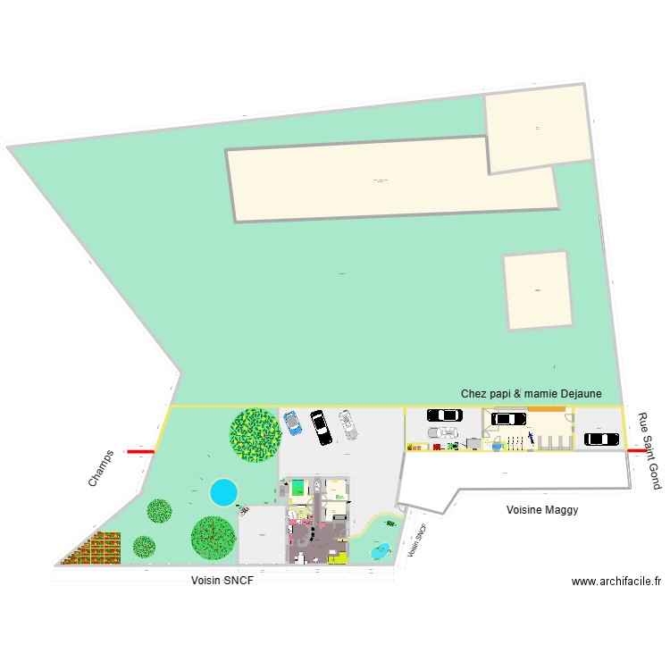 PG 6m 3. Plan de 23 pièces et 3846 m2