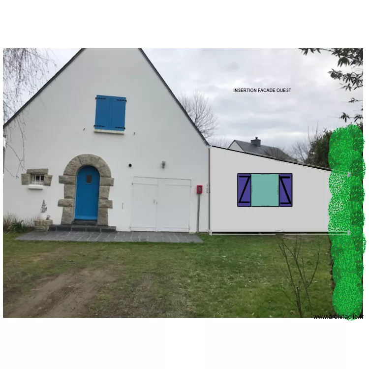 damien insertion ouest. Plan de 