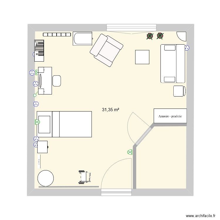 EHPAD Agnès. Plan de 0 pièce et 0 m2