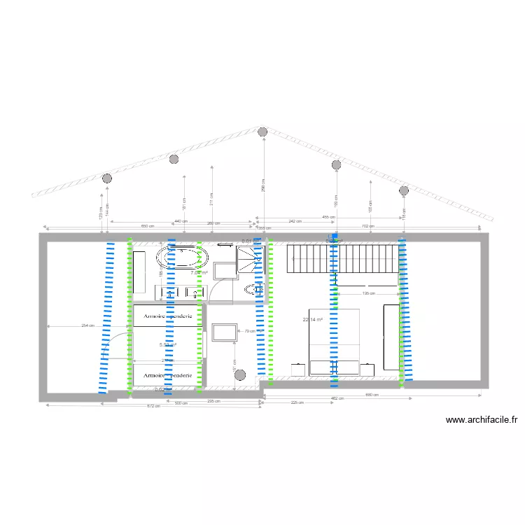 2nd floor Plan C Long. Plan de 