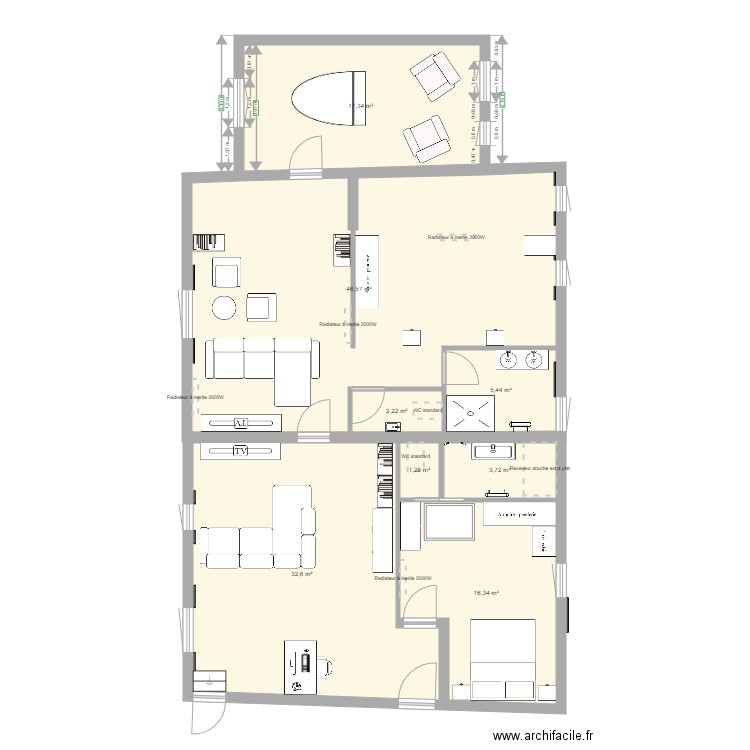 maison 4. Plan de 0 pièce et 0 m2