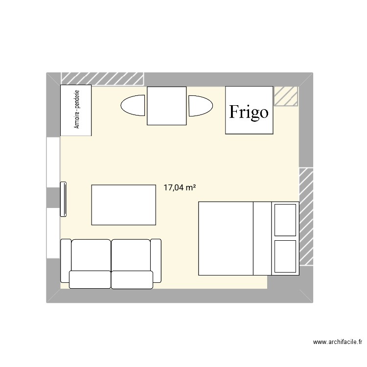 Appart Hakima. Plan de 0 pièce et 0 m2