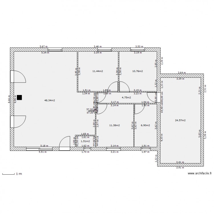 plan copie peret. Plan de 0 pièce et 0 m2