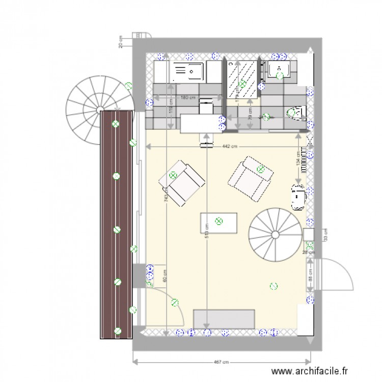 niveau 0 poele à pelet. Plan de 0 pièce et 0 m2