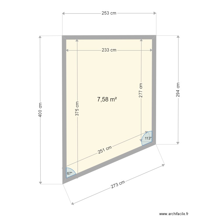 CarPort1. Plan de 1 pièce et 8 m2