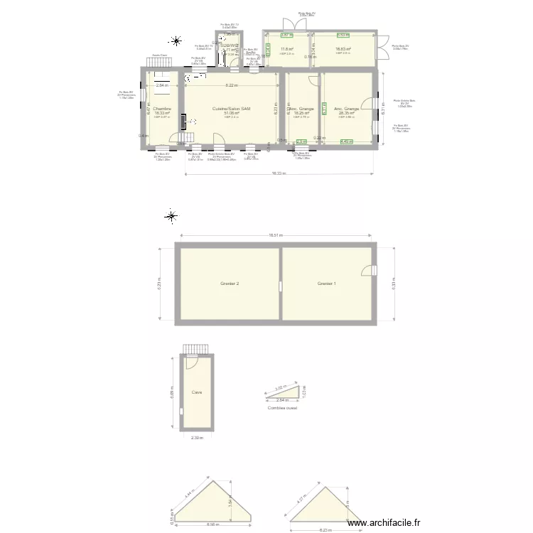 SANEVA Mimica. Plan de 